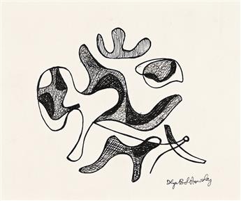 ILYA BOLOTOWSKY (1907 - 1981, RUSSIAN/AMERICAN) Untitled, Biomorphic Abstraction), and Untitled, (Pair)